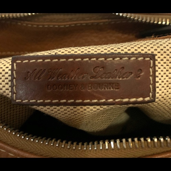 •SOLD•DOONEY & BOURKE Pebbled Brown Leather Shoulder Bag - Picture 9 of 9